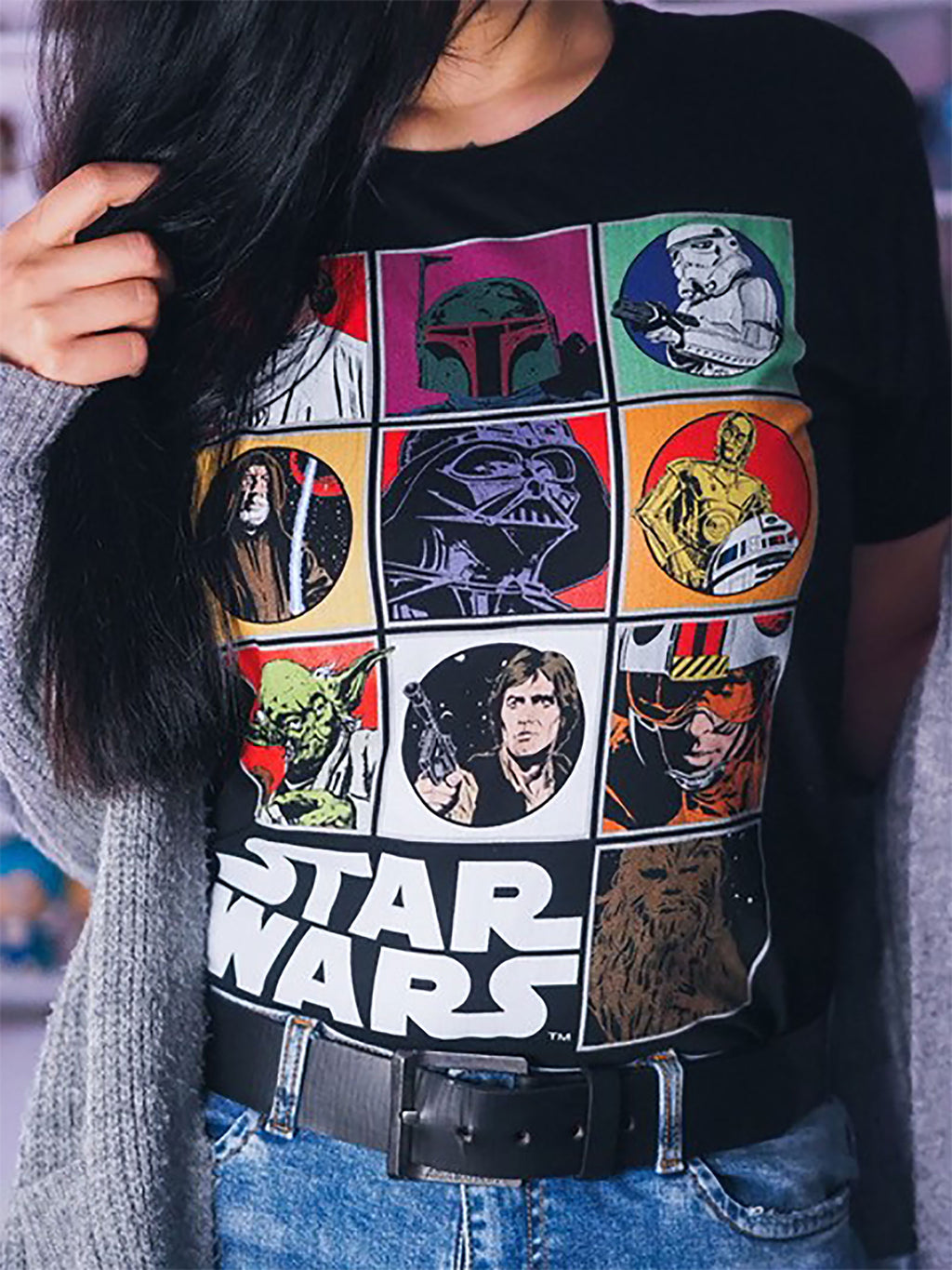 Produktbild Star Wars - Karaktärer T-shirt svart
