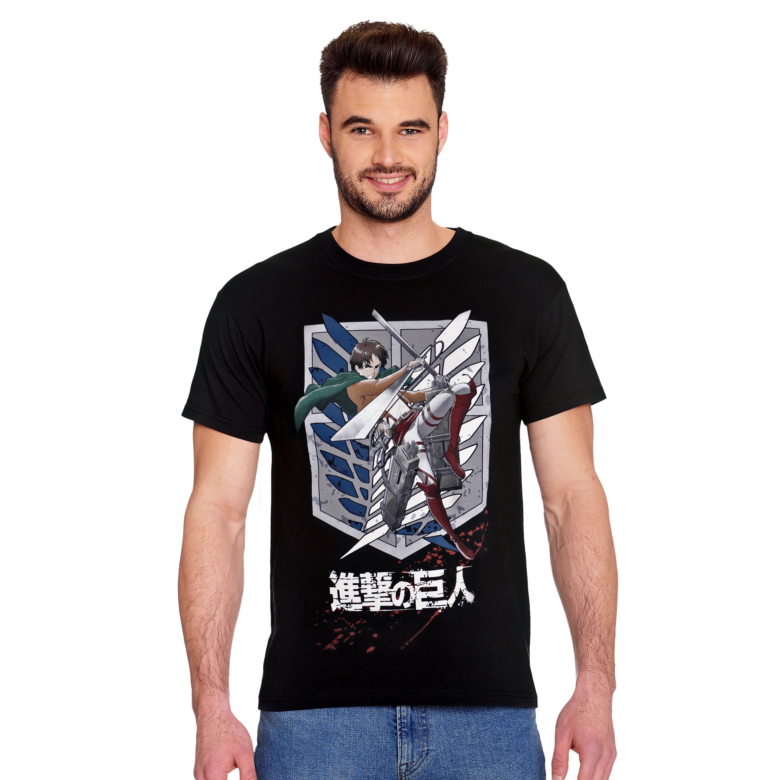 Produktbild Attack on Titan - Eren Survey Corps T-shirt svart
