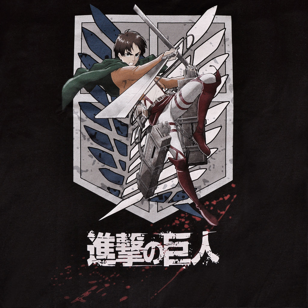 Produktbild Attack on Titan - Eren Survey Corps T-shirt svart