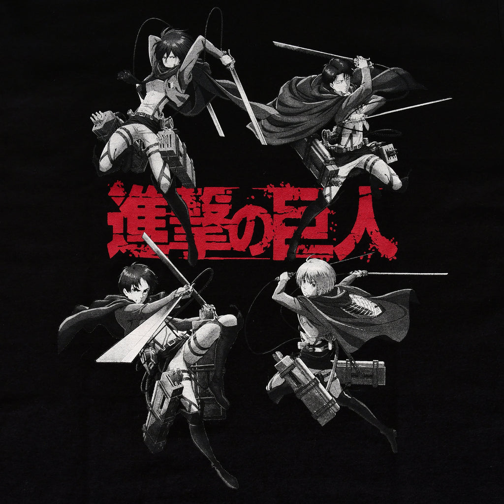 Produktbild Attack on Titan - Characters T-shirt svart