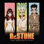 Produktbild Dr. Stone - Grafiska karaktärer T-shirt svart