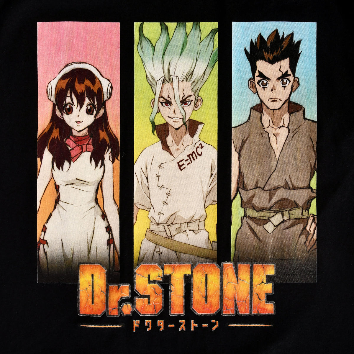 Produktbild Dr. Stone - Grafiska karaktärer T-shirt svart