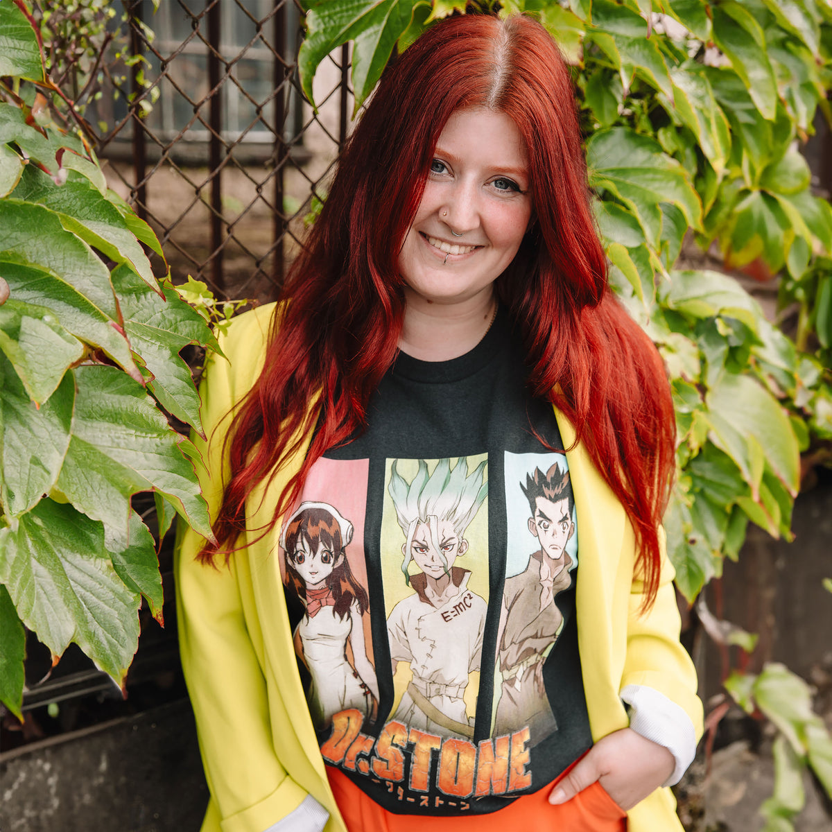 Produktbild Dr. Stone - Grafiska karaktärer T-shirt svart