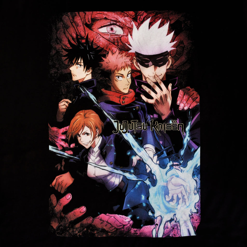 Produktbild Jujutsu Kaisen - Grupp T-shirt svart