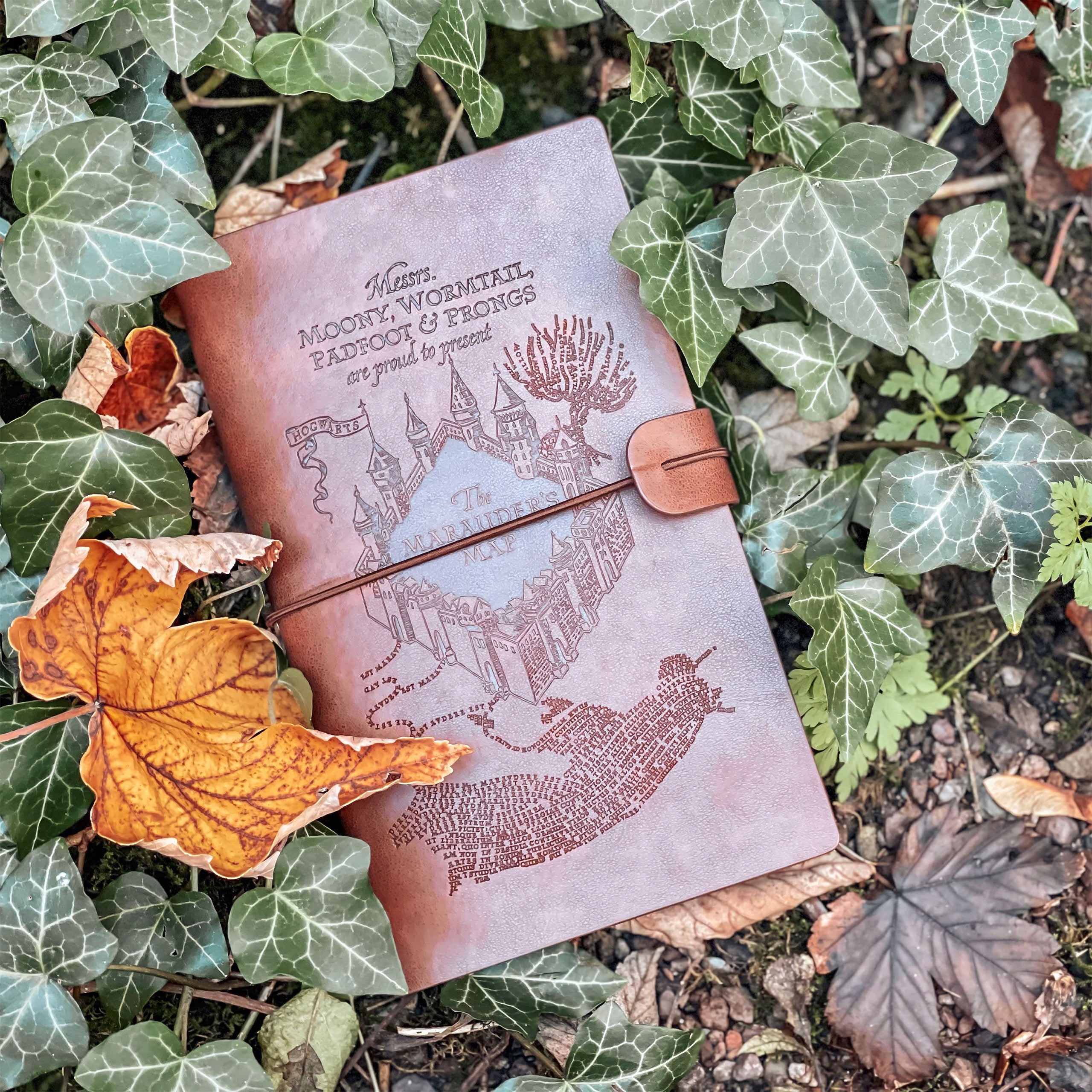 Produktbild Harry Potter - Anteckningsbok med Marodörkartan