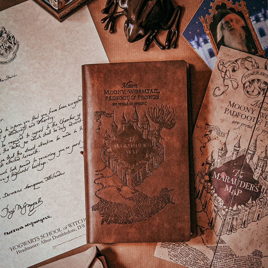 Produktbild Harry Potter - Anteckningsbok med Marodörkartan