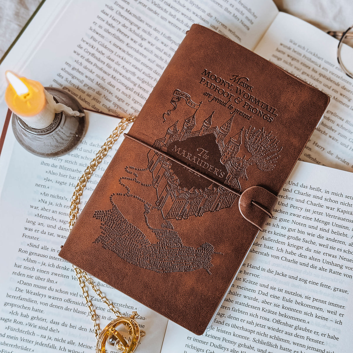 Produktbild Harry Potter - Anteckningsbok med Marodörkartan