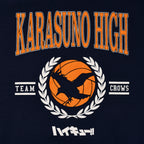 Produktbild Haikyu!! - Karasuno High Hoodie blå