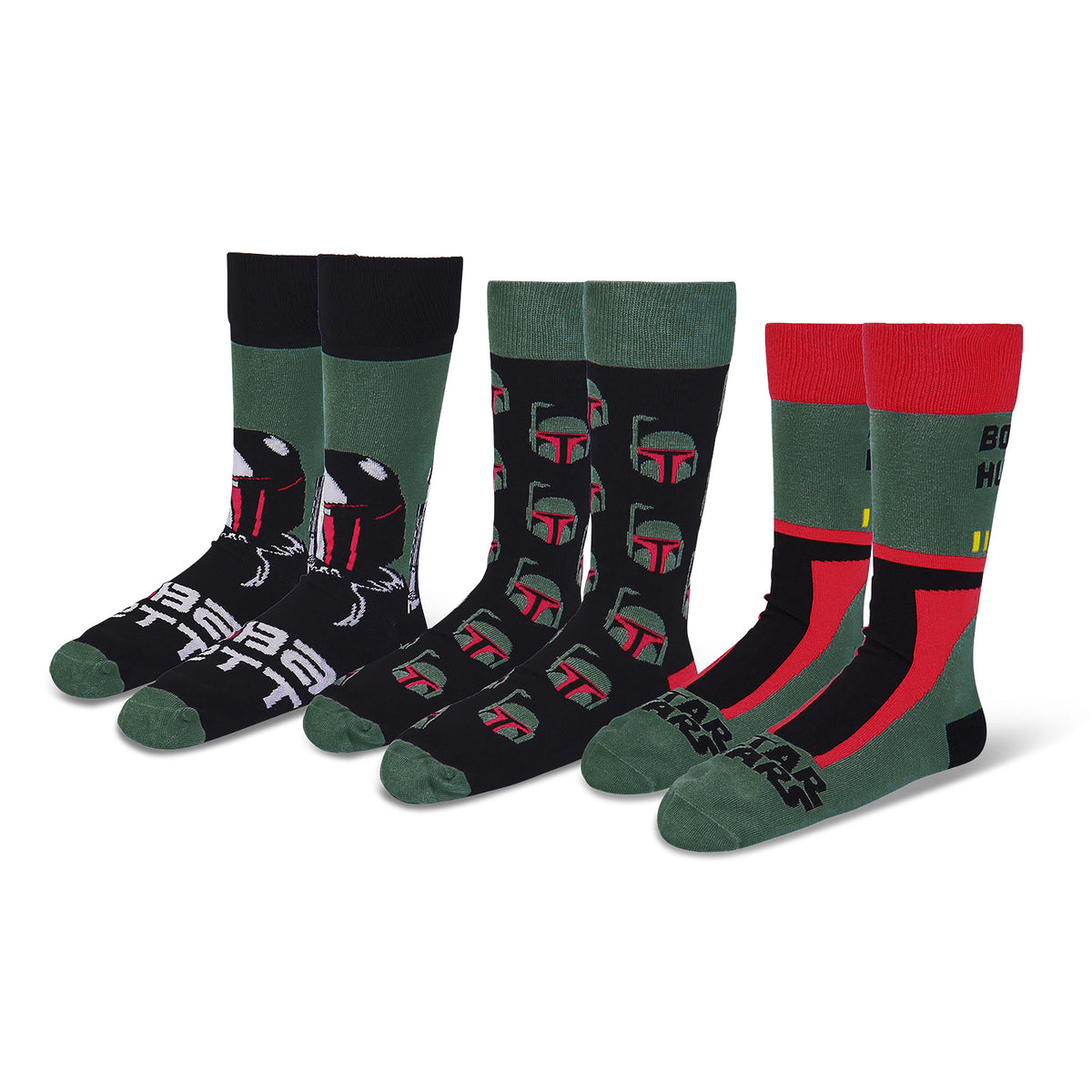 Produktbild Star Wars - Boba Fett Prisjägare Strumpor 3-pack