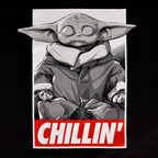 Produktbild Grogu Chilling T-Shirt svart - Star Wars Mandalorian