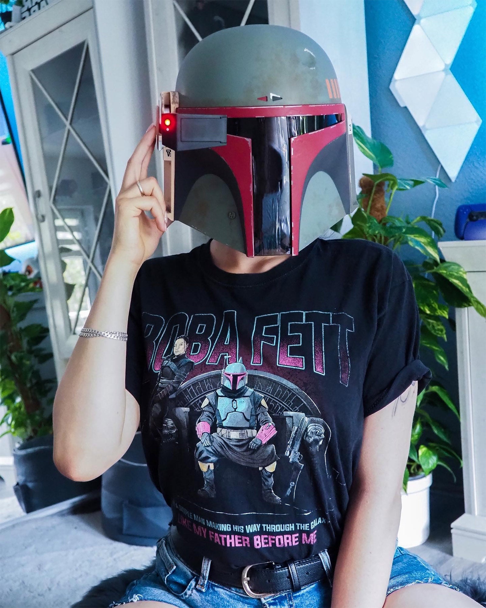 Produktbild Boba Fett Throne T-shirt svart - Star Wars Mandalorian