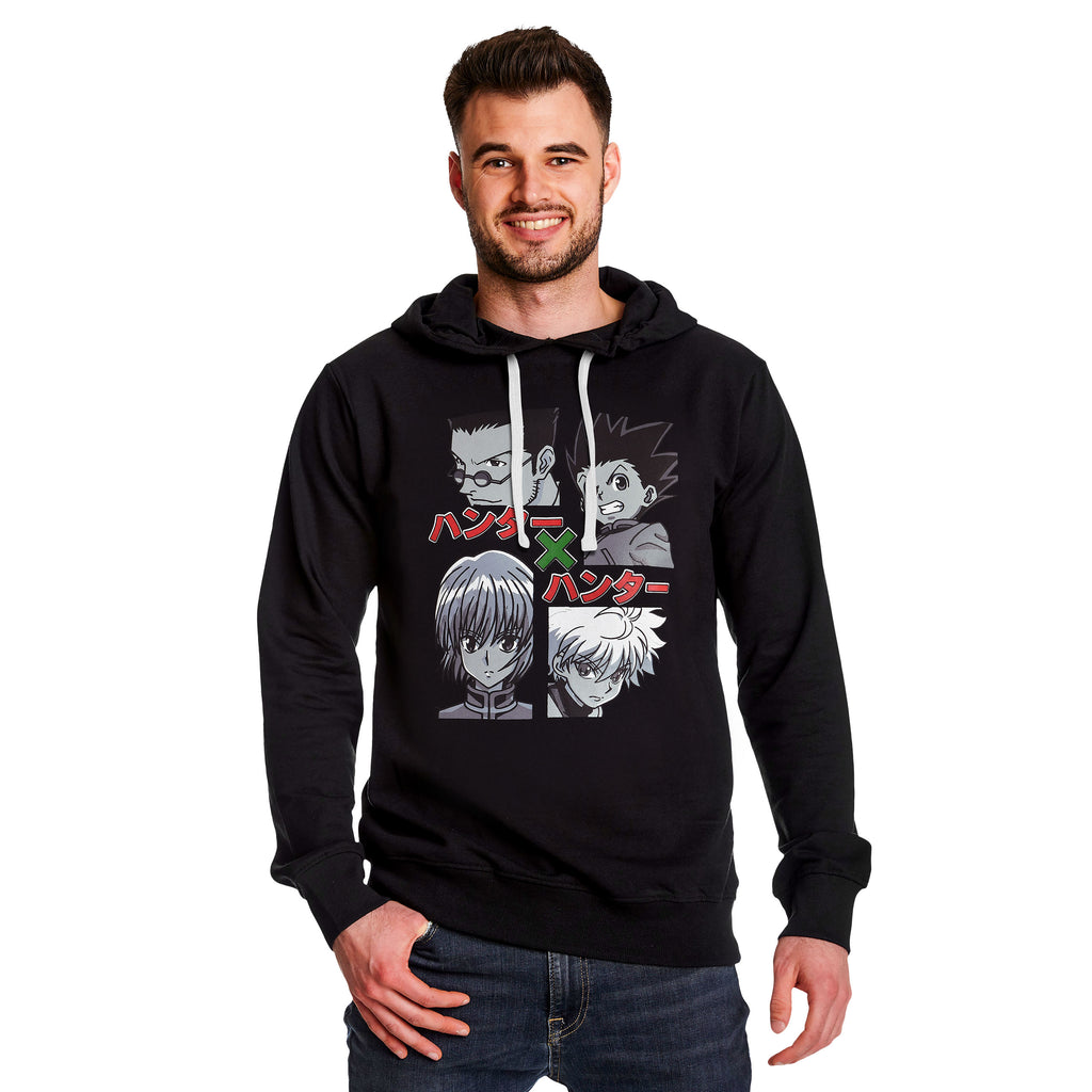 Produktbild Hunter x Hunter - Gon & Group Hoodie svart