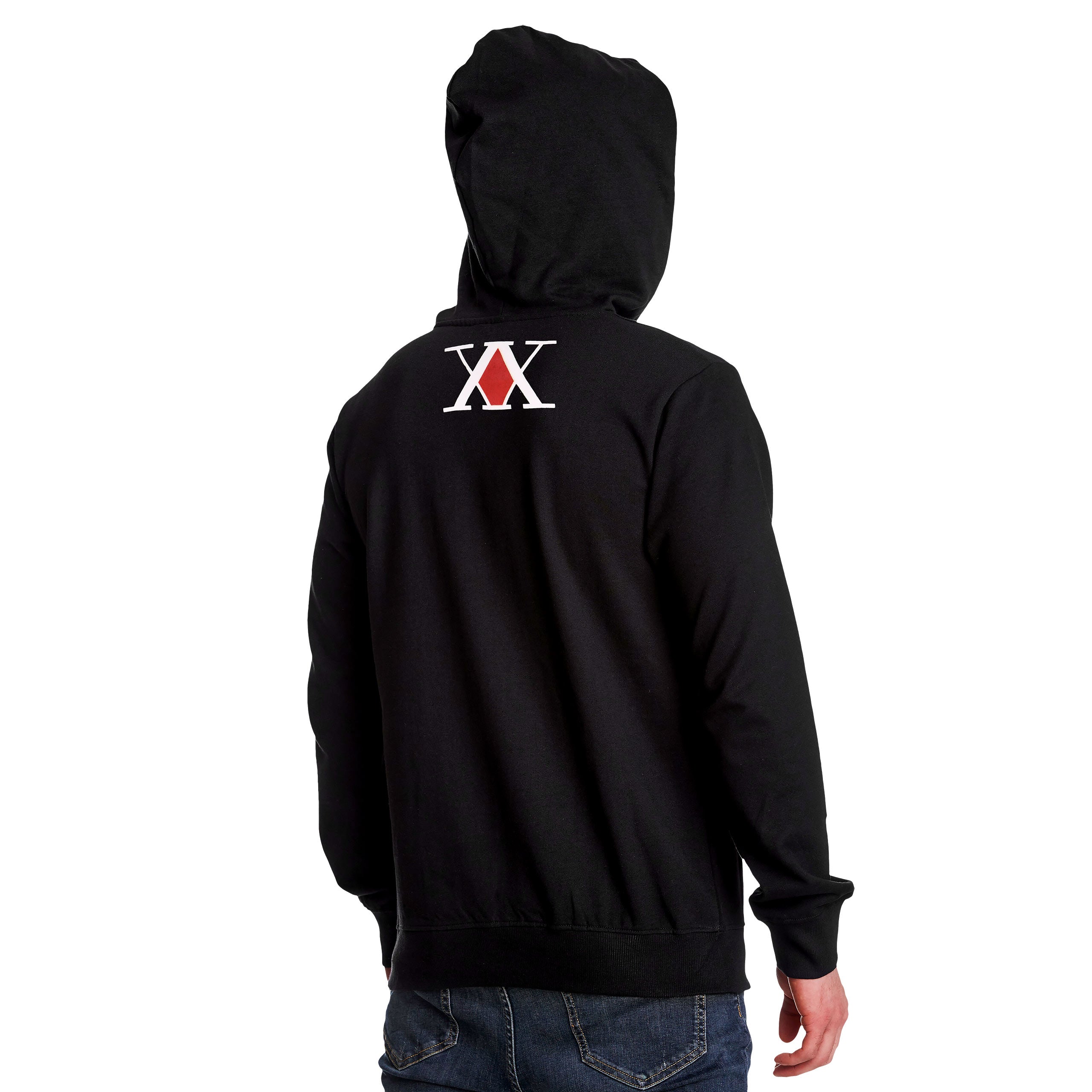 Produktbild Hunter x Hunter - Gon & Group Hoodie svart