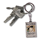 Produktbild One Piece - Wanted Luffy Nyckelring