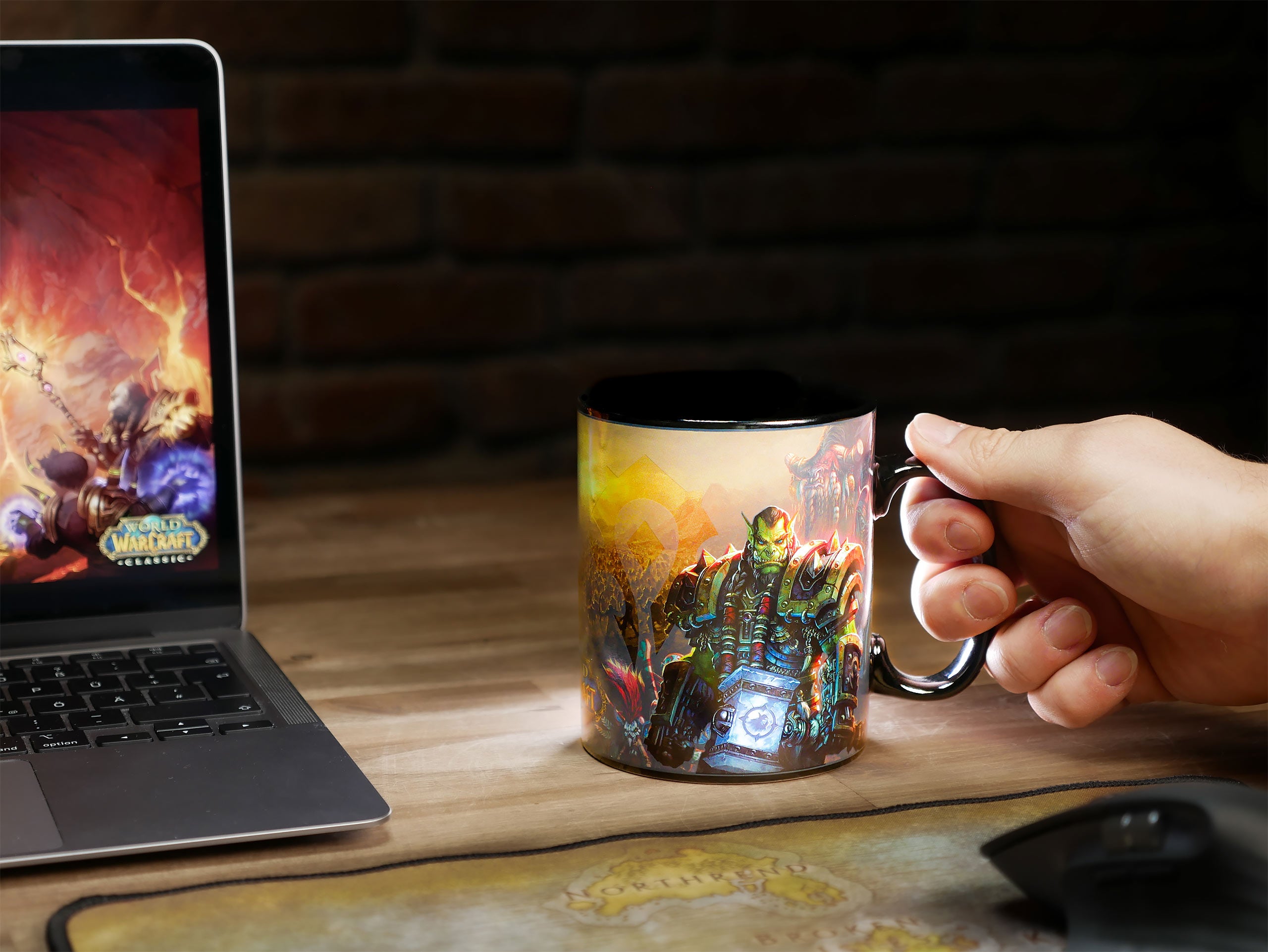 Produktbild World of Warcraft - Azeroth termosensitiv mugg