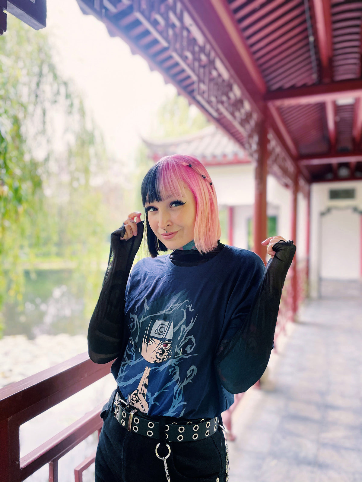 Produktbild Naruto - Sasuke Uchiha T-shirt blå