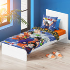 Produktbild Dragon Ball Z - Vändbart påslakanset med gruppmotiv inklusive sportväska