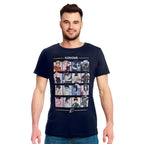 Produktbild Naruto - Konoha-karaktärer T-shirt blå