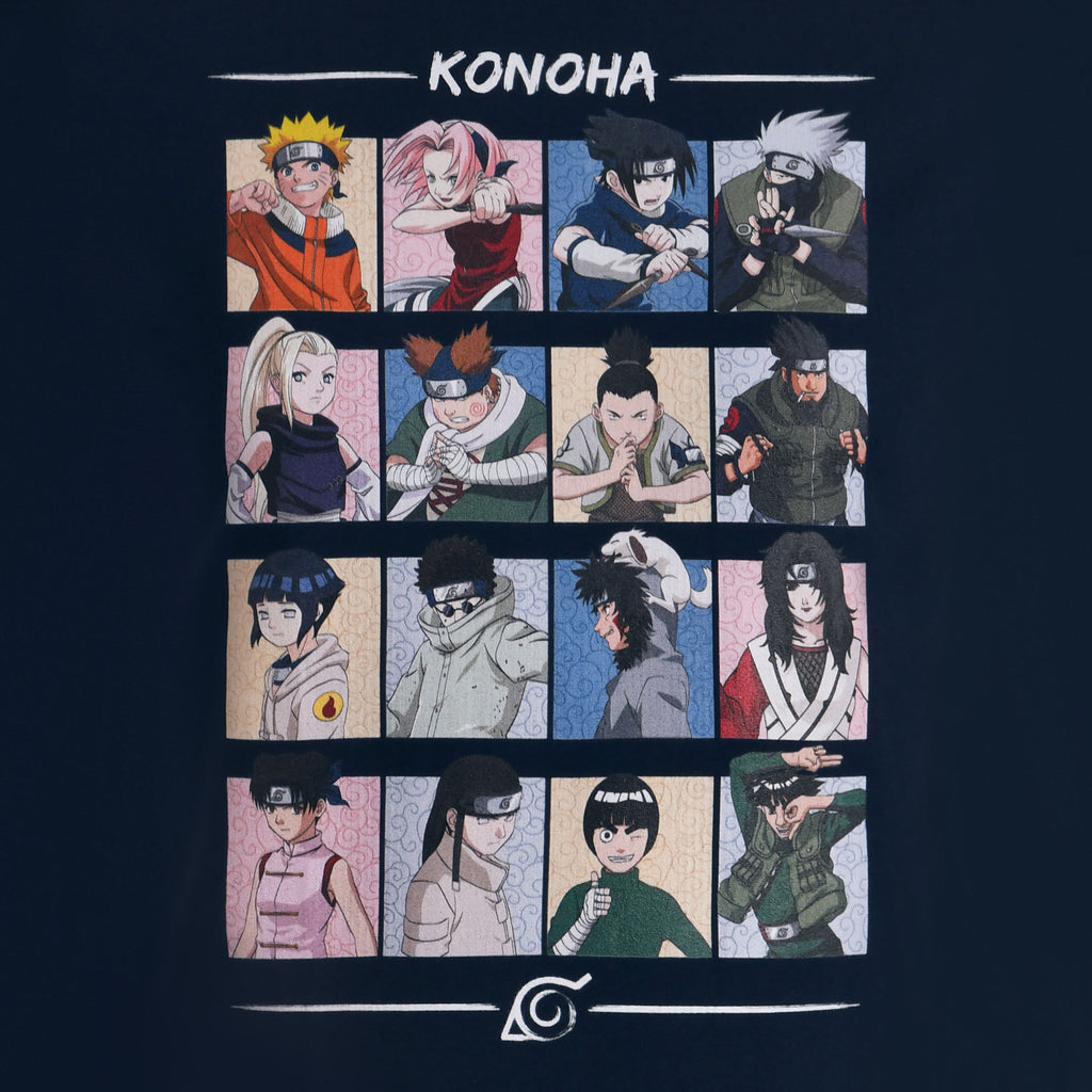 Produktbild Naruto - Konoha-karaktärer T-shirt blå