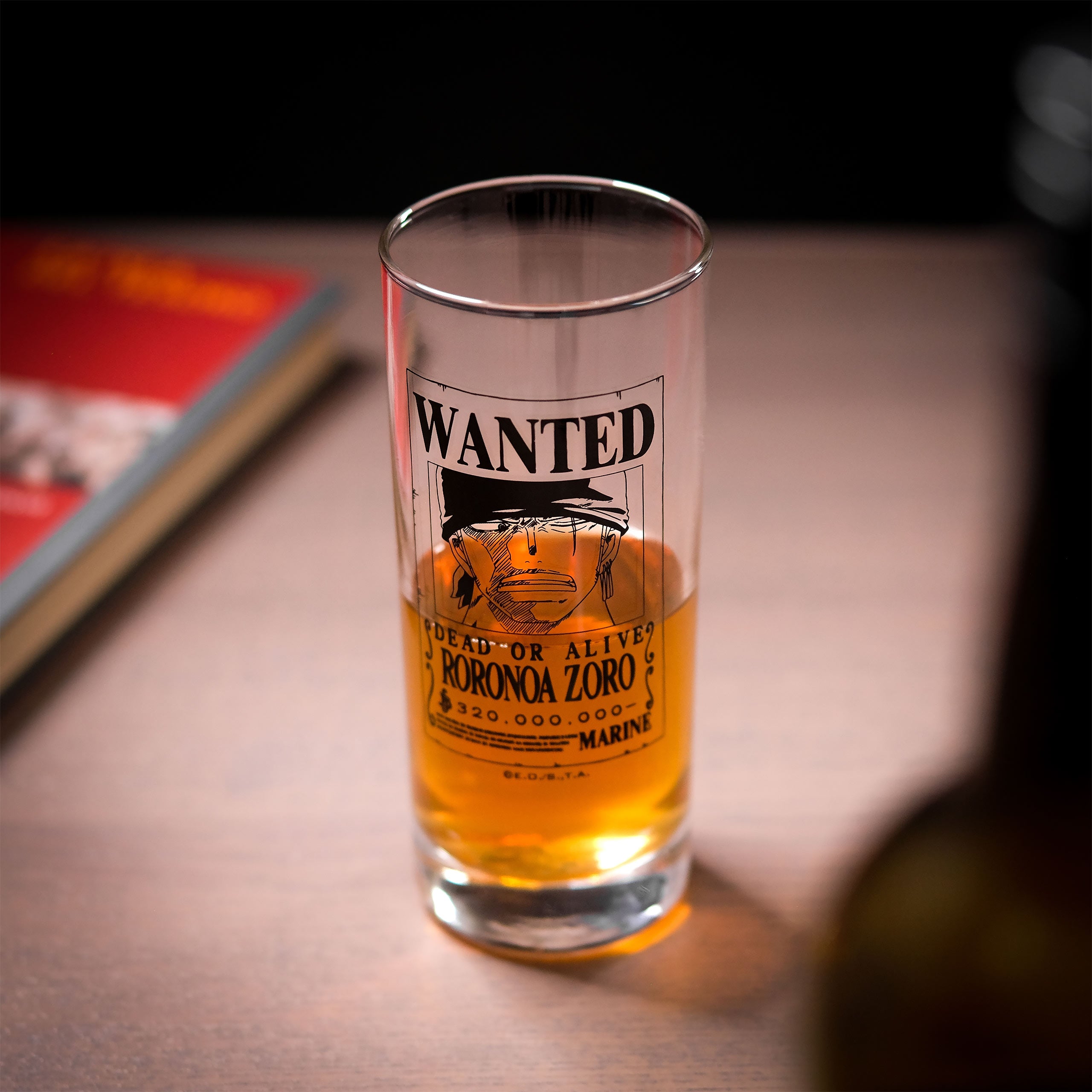 Produktbild One Piece - Glas-set Wanted Luffy och Zoro