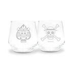 Produktbild One Piece - Glas-set med Ruffy och Ace