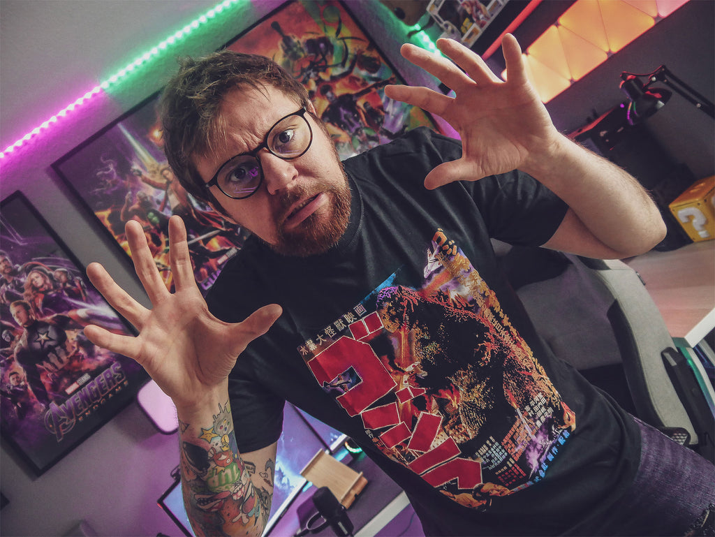 Produktbild Godzilla - Poster T-shirt svart