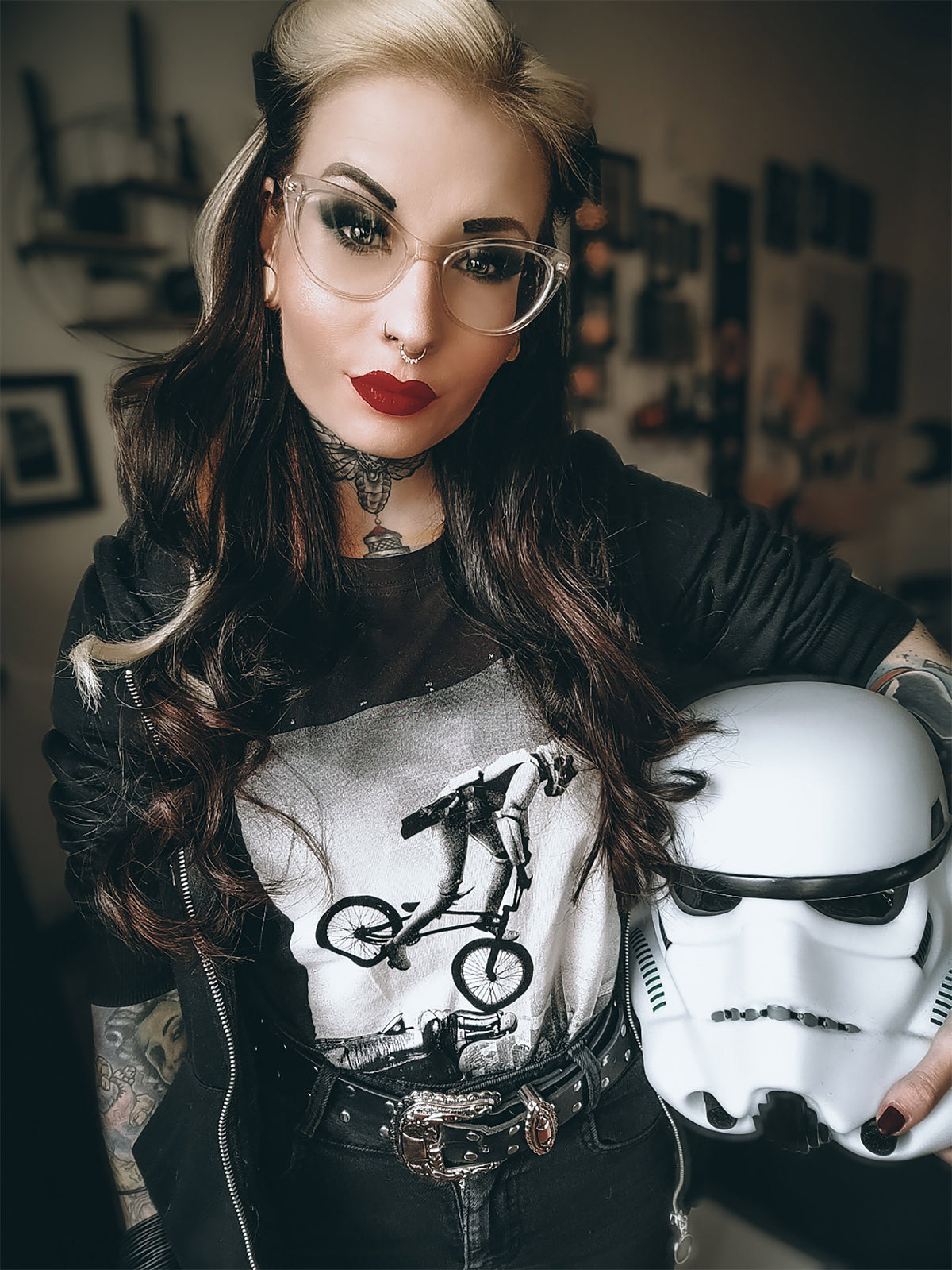 Produktbild BMX Trooper T-shirt för Star Wars-fans svart