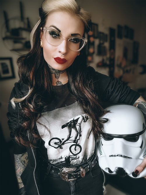 Produktbild BMX Trooper T-shirt för Star Wars-fans svart