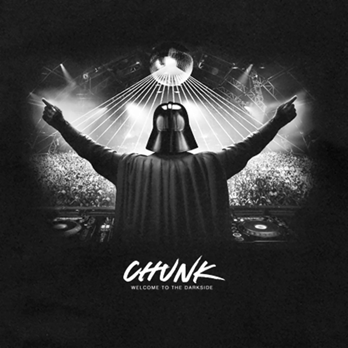 Produktbild DJ Dark Lord T-shirt för Star Wars-fans svart