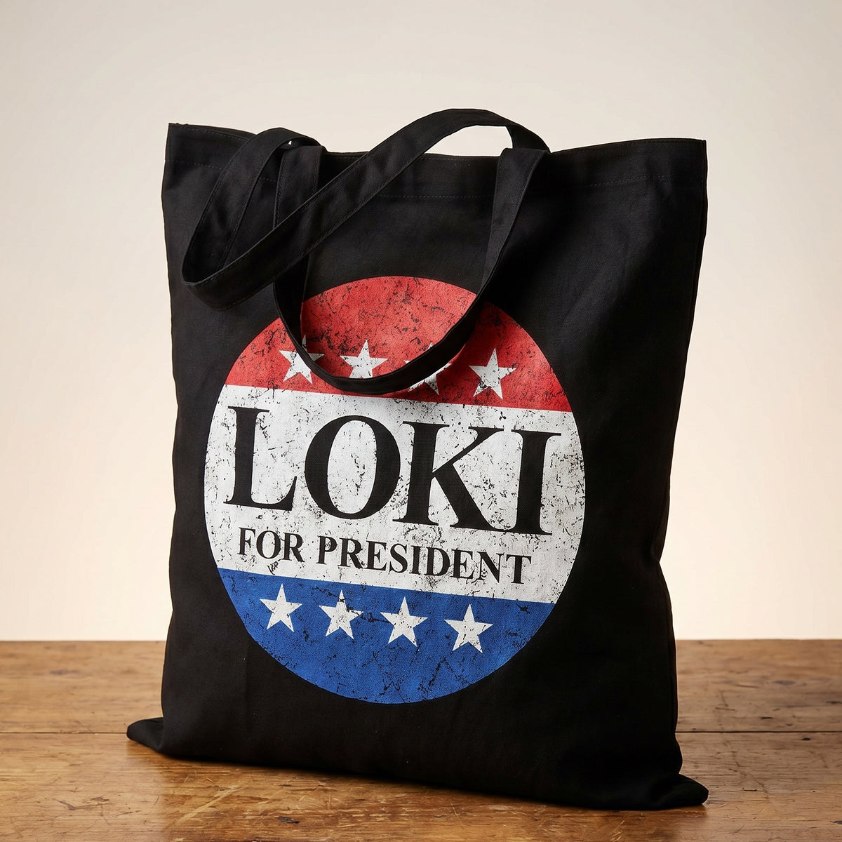 Produktbild For President tygpåse för Loki-fans