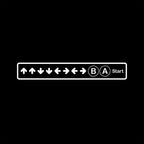 Produktbild Konami Code T-shirt för gamingfans svart