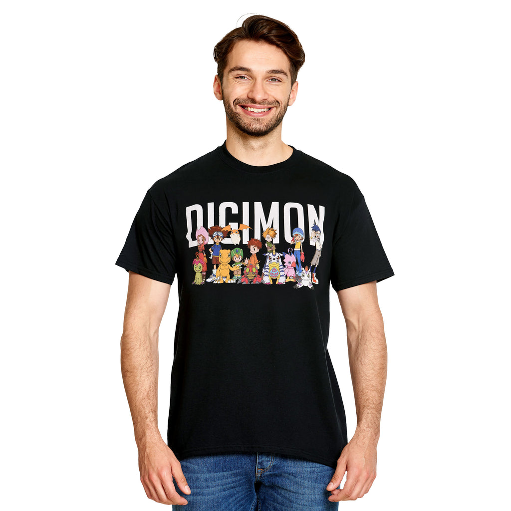 Produktbild Digimon - Characters T-shirt svart