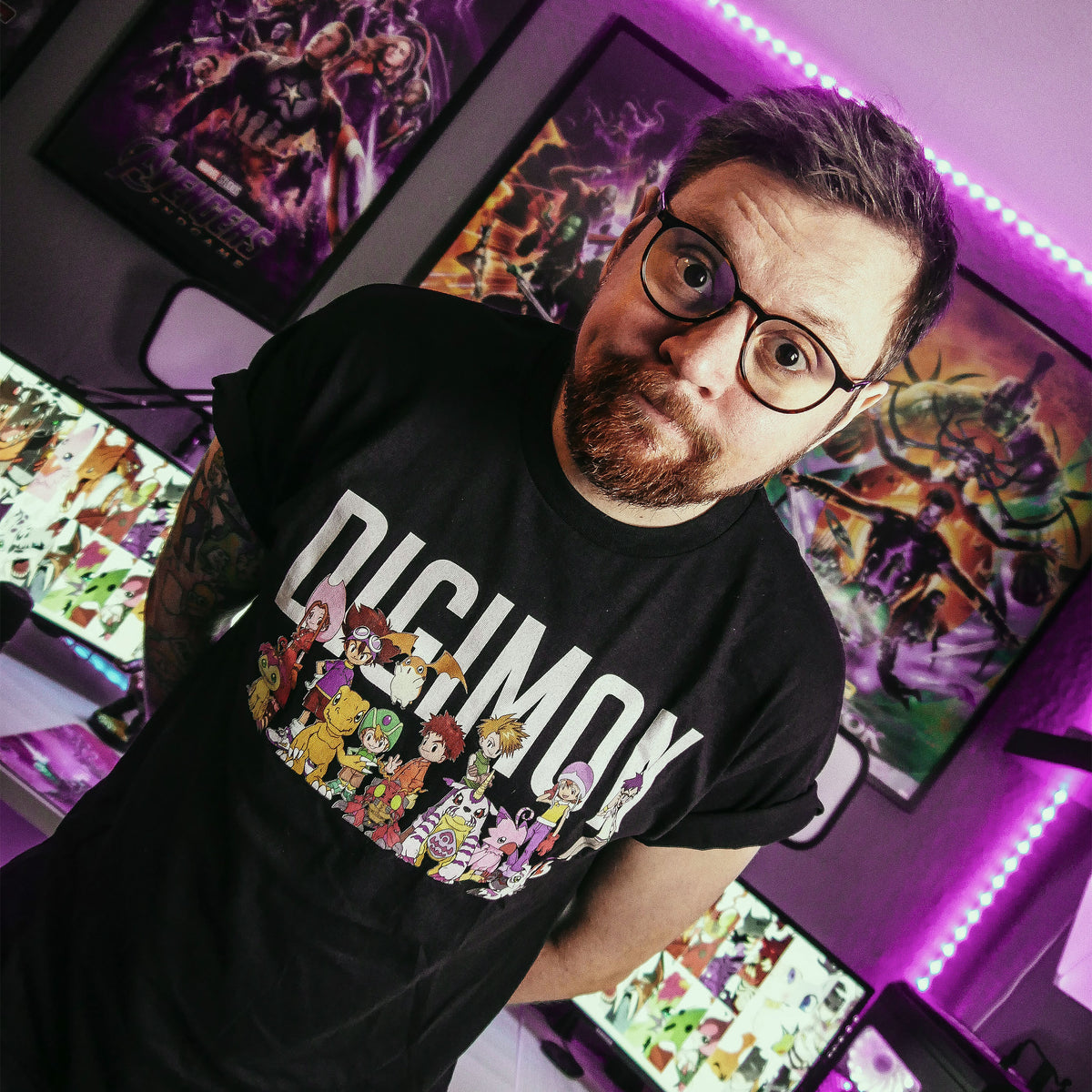 Produktbild Digimon - Characters T-shirt svart