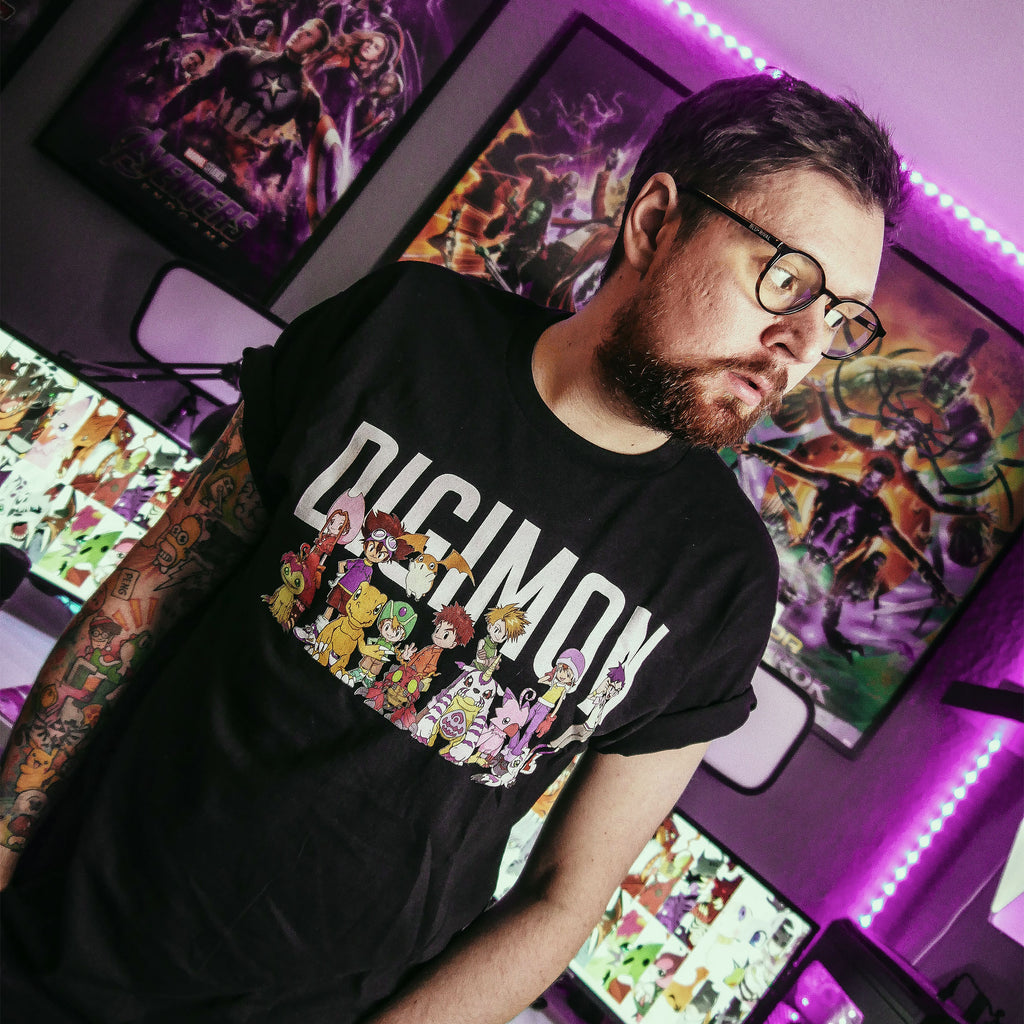 Produktbild Digimon - Characters T-shirt svart