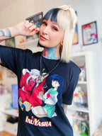 Produktbild Inu Yasha - Inu Yasha, Kagome & Shippo T-shirt svart