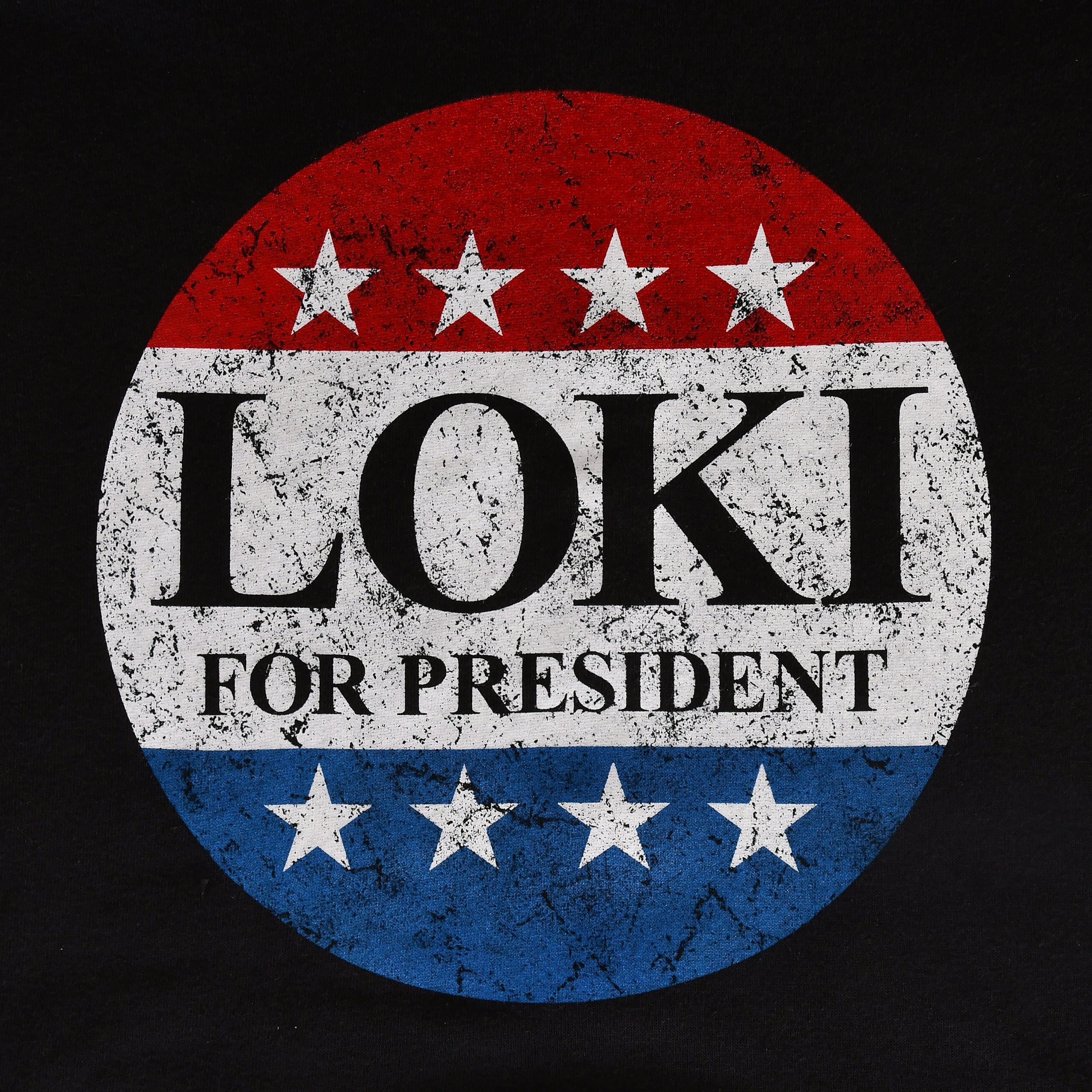 Produktbild For President Hoodie för Loki-fans svart