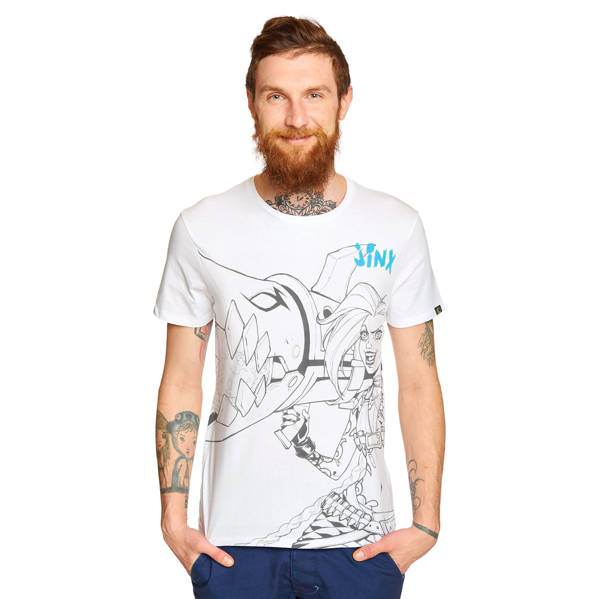 Produktbild League of Legends - Jinx T-shirt vit