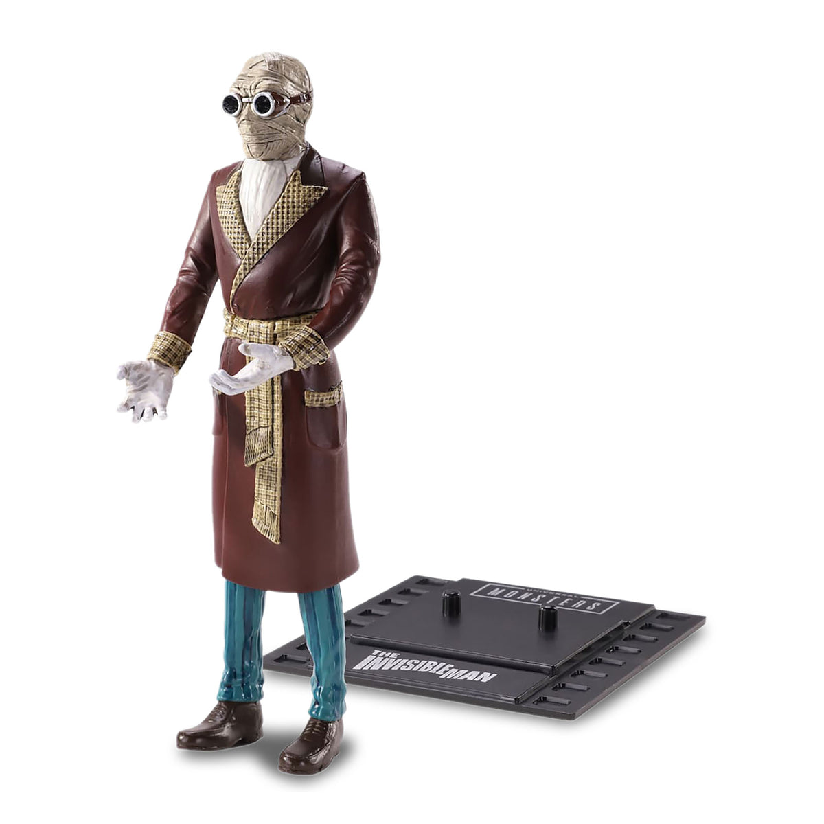 Produktbild Universal Monsters - Den Osynlige Mannen Bendyfigs Figur 18 cm