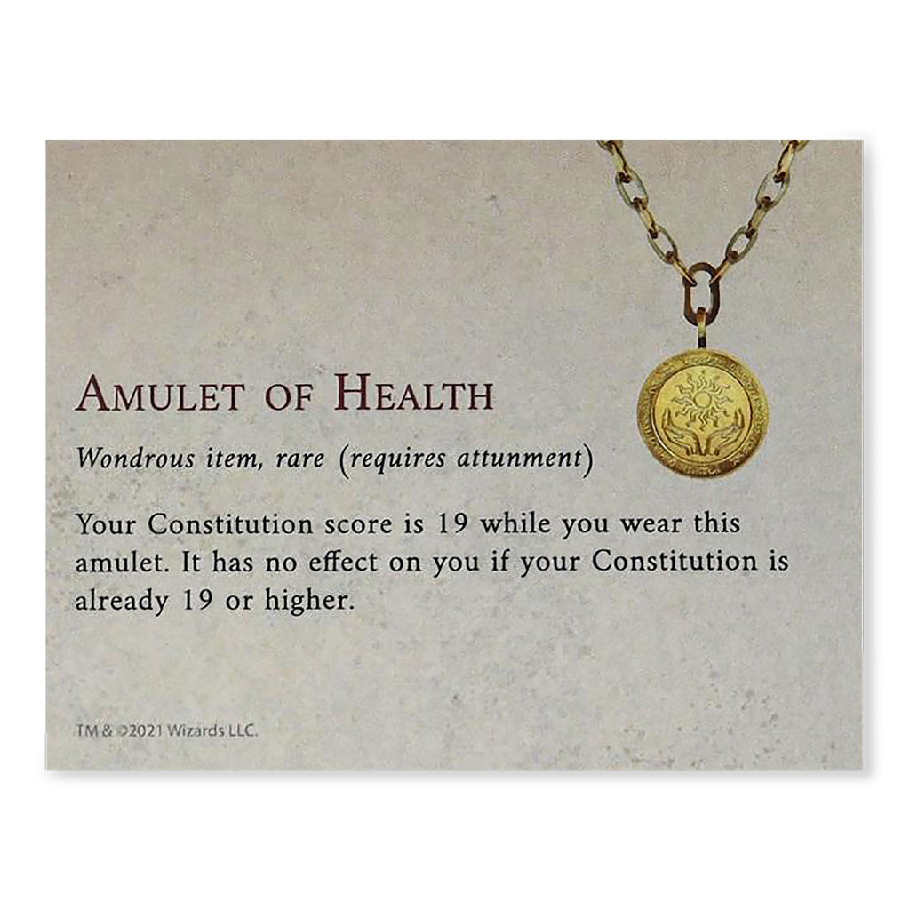 Produktbild Dungeons & Dragons - Amulet of Health Medaljong