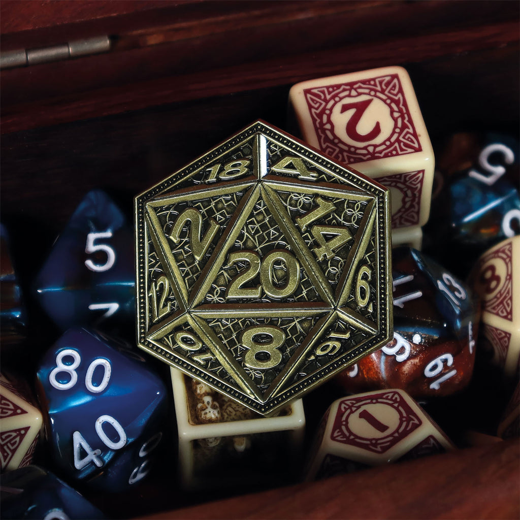 Produktbild Dungeons & Dragons - Samlarmynt Tärning Begränsad