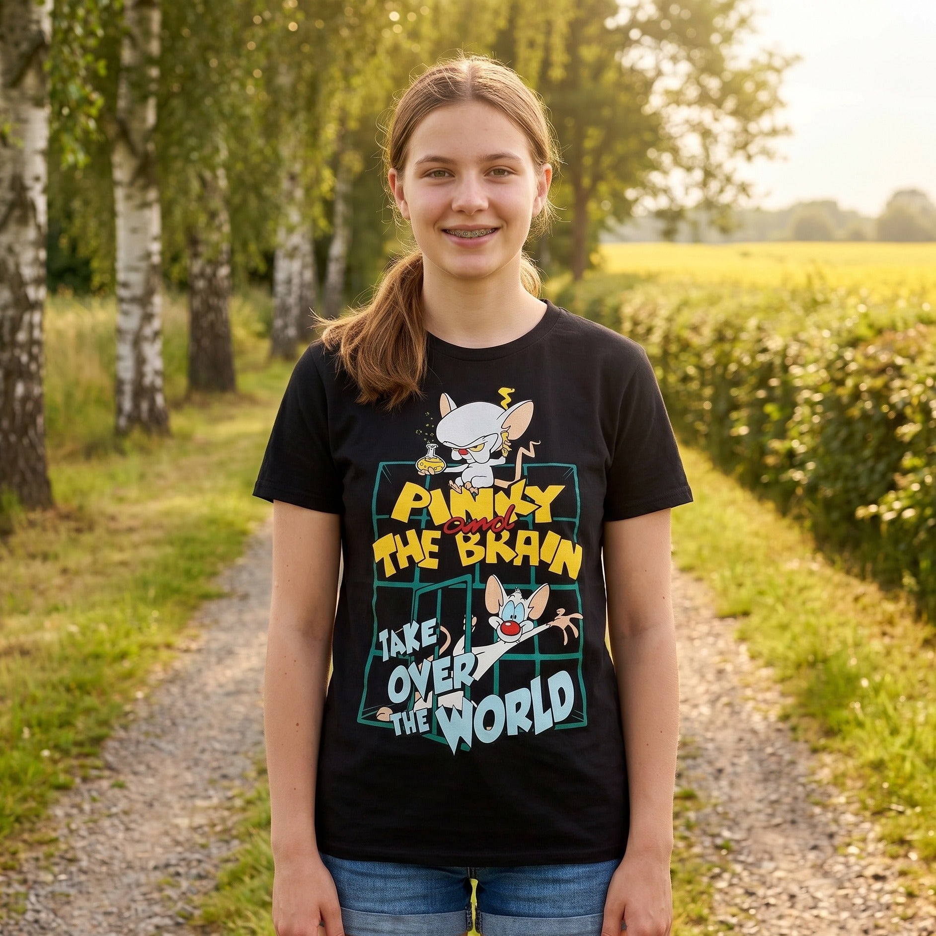 Produktbild Pinky och Hjärnan - Take Over The World T-Shirt
