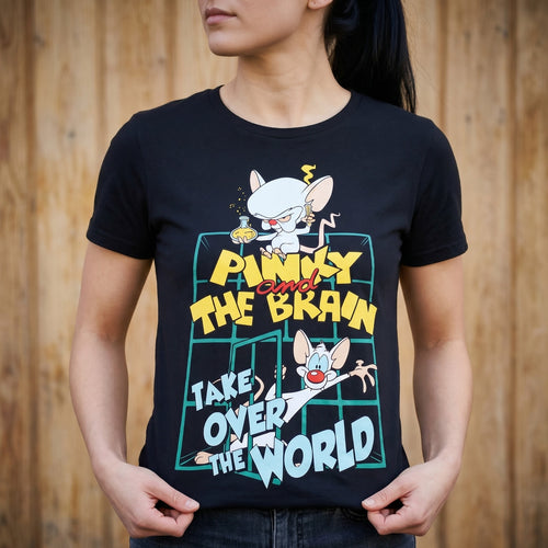 Produktbild Pinky och Hjärnan - Take Over The World T-Shirt