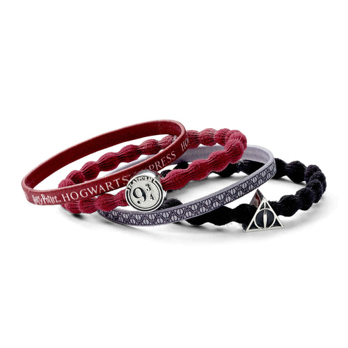 Produktbild 9 3/4 & Dödsrelikerna Hårband 4-pack - Harry Potter