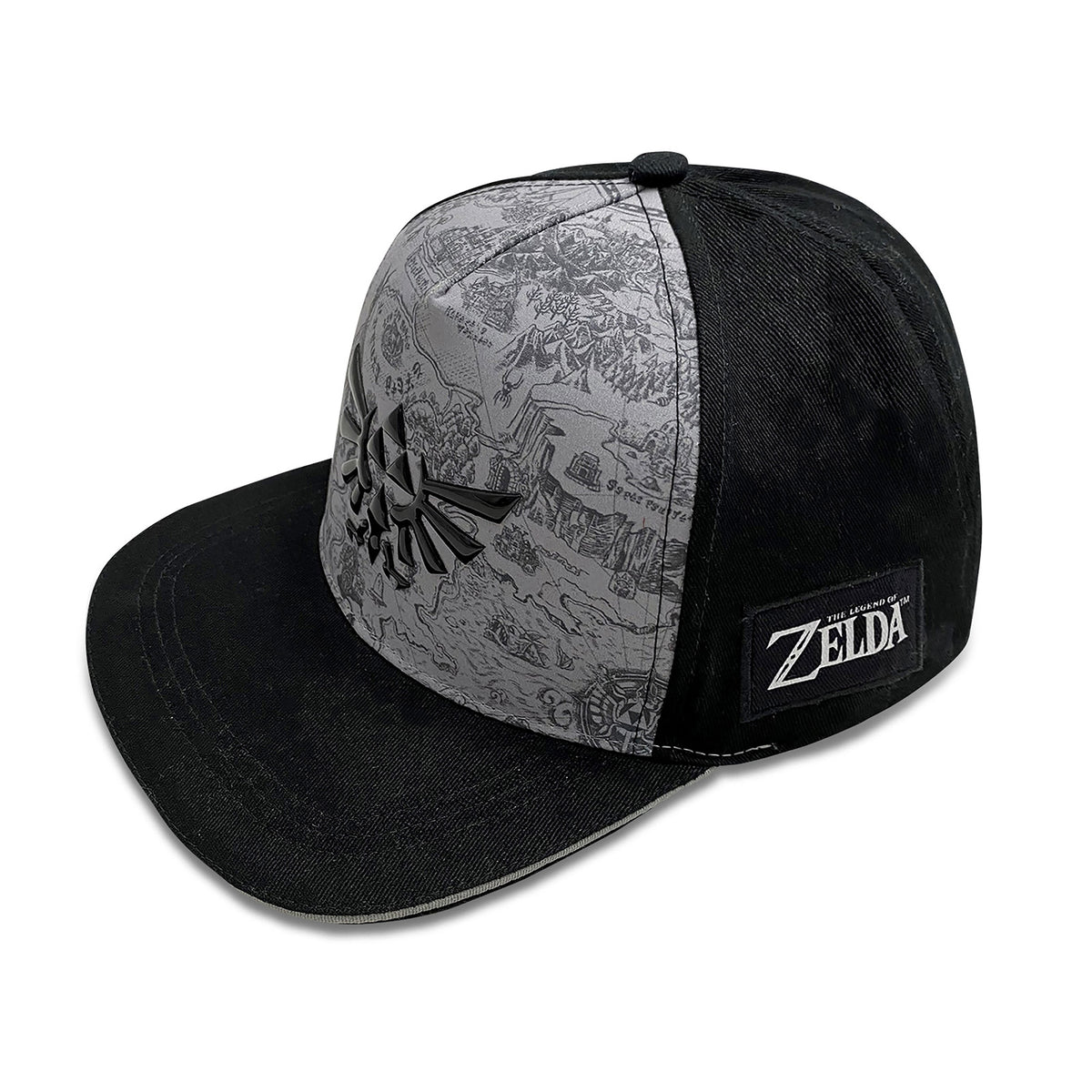 Produktbild Zelda - Karta över Hyrule Snapback Cap svart