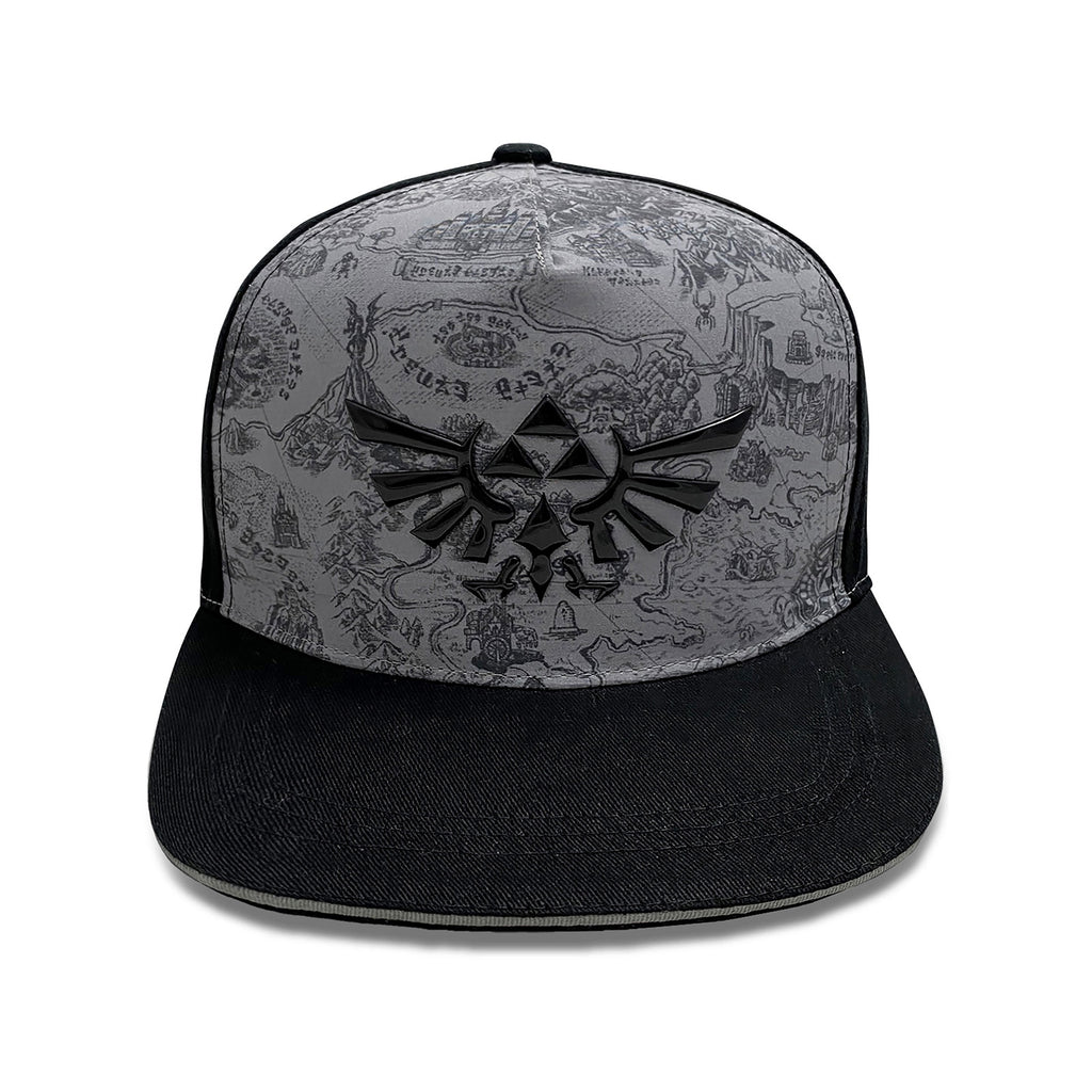 Produktbild Zelda - Karta över Hyrule Snapback Cap svart
