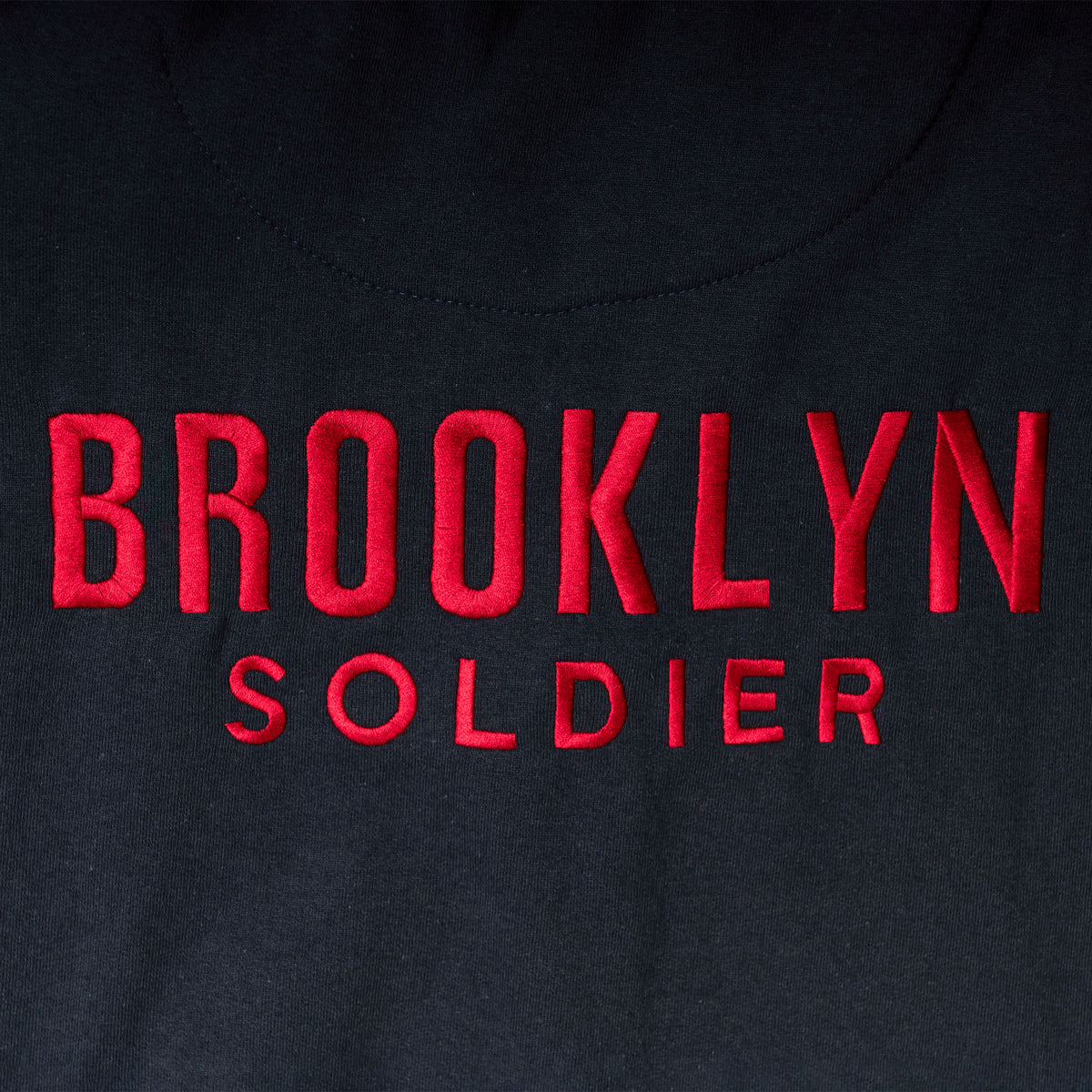 Produktbild Captain America - Brooklyn Soldier blå huvtröja