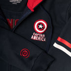 Produktbild Captain America - Brooklyn Soldier blå huvtröja