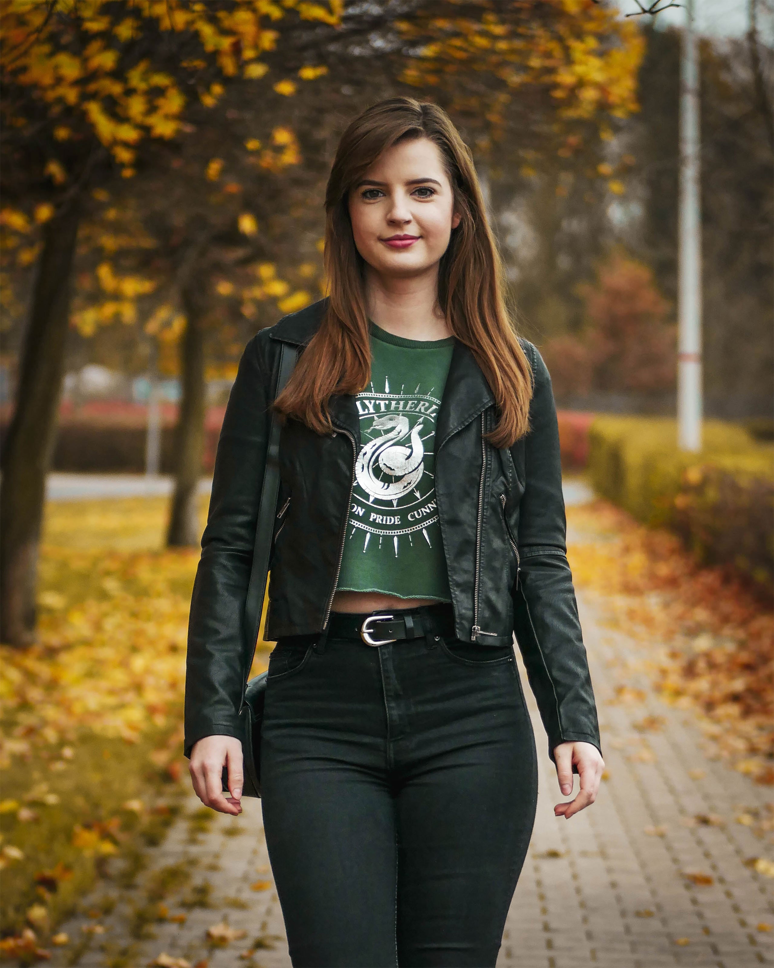Produktbild Harry Potter - Slytherin Crop Sweater Dam