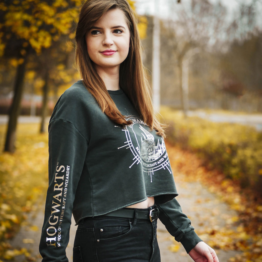 Produktbild Harry Potter - Hogwarts Crop Sweater dam