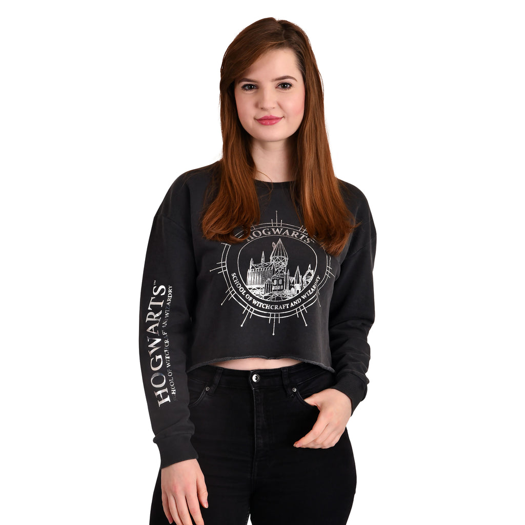 Produktbild Harry Potter - Hogwarts Crop Sweater dam